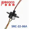 Anillo Pasante Eléctrico Colector de Cepillo Conductor Anillo Eléctrico Giratorio Conector Rotatorio Diámetro 22mm 6 Vías 2A/Src-22-06A