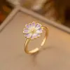 Anillo de Zirconia Micropavimentada Nuevo Transfronterizo Celebridad de Internet para Mujer, Anillo de Dedo Índice de Lujo Ligero de Moda de Gama Alta para Mujer con Apertura Ajustable