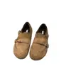 Zapatos de Cuero Tallado Barroco Estilo Británico Retro 2025 Nuevos Mocasines Brogue Versátiles con Forro de Lana