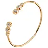 Pulseira de Cobre com Microincrustação de Zircônia Cruzada Mais Vendida para Mulheres Exquisite Brilhante Design de Nicho Acessórios para Pulseiras Fabricante Atacado em Estoque