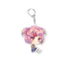 Periférico de anime departamento de literatura latido del corazón llavero acrílico Mónica colgante transparente
