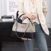 Bolso de Mano Frosted de Piel de Vaca Estilo Nuevo para Mujer, Bolso de Hombro Pequeño Estilo Chanel para Viajes Diarios de Gran Capacidad, Bolso de Mano de Piel Genuina para Mujer