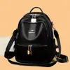 Mochila de Cuero Suave de Alta Calidad Transfronteriza para Mujer 2026 Nuevo Estilo Simple Versátil Gran Capacidad Mochila de Viaje Bolso para Mamá