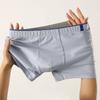 Ropa interior de hombre a rayas de algodón puro moderna, amigable con la piel, suave, transpirable, de secado rápido, nuevo estilo de otoño, calzoncillos tipo boxer de cintura media
