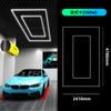 Lámpara de lavado de autos con diseño de panal transfronterizo, 110 V, lámpara de belleza para autos, 220 V, lámpara de estación de garaje de reparación de máquina de película impermeable y sin polvo