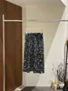 Hoo Verão Novo Estilo Francês Cetim Liso Seda Floral Romântico Versátil Saia Sereia Bqa6120