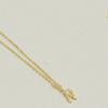 Popular Estilo Coreano Transfronterizo Lujo Accesible y Exquisitos Colgantes de 26 Letras Nicho Elegante Collar de Cadena para Clavícula para Mujer