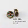 Cuentas Espaciadoras de Nube de Mantra Nepalí de Seis Sílabas DIY Pulsera de Ágata Cuentas de Madera 108 Cuentas Cuentas Espaciadoras de Nube