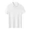 Tecnología Sin Costuras 10A Refrigerante Antibacterial Anti-Arrugas Camisa Polo de Manga Corta con Logo Estampado, Casual de Negocios Unisex