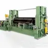 W11S Máquina Universal de Dobra de Chapas com Rolo Superior Equipamento Hidráulico de Três Rolos para Curvatura e Laminação de Chapas