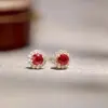 Pendientes Yinyiyuan de plata de ley S925 con diseño integral personalizados, versátiles para ir al trabajo, modernos y a la moda, pendientes elegantes para mujer para uso diario