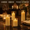 Lámpara de Velas de Simulación Transfronteriza Lámpara de Vela Electrónica LED Universal Lámpara de Vela de Plástico Simple Lámpara de Atmósfera para Fiesta Festiva
