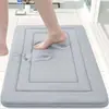 Alfombrillas de Piso de Coral Fleece al por Mayor Transfronterizas, Alfombrillas Absorbentes Antideslizantes Resistentes a la Suciedad para Baño, Felpudos para Puerta de Entrada Temu Disponibles para Dropshipping