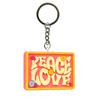 Accesorios de llavero de amor apasionado transfronterizo y paz DIY para bolsa adornos de bolsa nicho PVC caucho blando llavero en stock