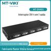 Maituowei momento DVI switcher 4 em 1 dispositivo de compartilhamento de saída monitor host mesma tela com controle remoto MT-DV401