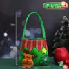 Decoração de Natal Sacola de Presente de Véspera de Natal Sacola de Doces de Natal Sacola de Presente Velhinho Fofo Sacola de Maçã Sacola Tote Infantil