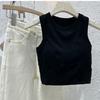 Vestido de mujer con almohadilla para el pecho, combinable con todo, estilo Pure Desire, pequeño, sexy, para uso interior y exterior, con base corta y diseño nicho.