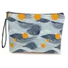 Nova bolsa de cosméticos geométrica abstrata para senhoras, bolsa de batom, bolsa de armazenamento multifuncional portátil para esportes ao ar livre, atacado