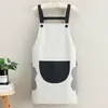 Nuevo Delantal Doméstico de Dibujos Animados, Delantal de Cocina Moderno, Resistente al Aceite, Impermeable, Resistente a las Manchas, Ropa de Trabajo Linda, Bata de Cocina, Delantal de Cintura