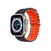 Adecuado para Appleiwatchultra Correa de reloj de silicona con hebilla doble marina Iwatch de 1.ª a 9.ª generación Universal