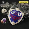 Jogo The Legend of Zelda Reino Circundante Lágrimas do Reino Escudo Hailia Arma de Metal Brinquedo Enfeites 7cm