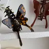 Nuevo Clip de Mariposa de Acetato de Estilo Francés, Suave y de Alto Temperamento, Pinza de Tiburón Dulce y Colorida para la Parte Posterior de la Cabeza