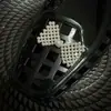 Acessórios de Flor de Sapato de Cristal Resistentes Estilo Coreano com Lantejoulas Bordadas, Franjas de Cristal Exquisite de Estilo Leve de Luxo