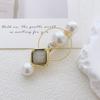 Accesorios Personalizados para el Cabello, Pinzas Creativas de Aleación con Perlas, Pinzas Sencillas de Acrílico tipo Pato, Pinzas Laterales, Accesorios para el Cabello al por Mayor, Dulces y Versátiles
