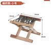 Madera de Sófora Respaldo de Madera Maciza Mazar Taburete Plegable Silla Altura de Taburete Taburete de Pesca Taburete de Picnic para Exterior Taburete Portátil Vela Excelente