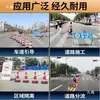 Cono Barril de Seguridad Reflectante de Caucho EVA de 90cm Construcción Tráfico Divertidor Cono de Helado Sombrero Rojo Pequeño para Carretera