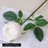 Ramo de Flores Artificiales de Rosa Hidratante Decoración de Escena de Arreglo Florístico Sensación de Alta Gama Arreglo Florístico de Exhibición Tacto de Mano Flor Falsa Rosa Té