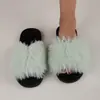 Pantuflas de Algodón, Pantuflas de Invierno de Pelo Largo, Pantuflas Peludas de Interior para Mujer, Nuevo Estilo Primavera y Otoño 2025, Pantuflas de Invierno de Felpa