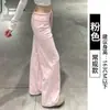 Calça Jogger Feminina Cinza Escuro Verão 2026 Novo Estilo Solta com Caimento Casual Emagrecedora Wide Leg Cintura Alta Reta