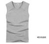 Novo colete masculino de algodão com ombros largos, sem mangas, respirável, fitness, esportivo, elástico, colete masculino, vendas diretas da fábrica