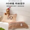 Funda de almohada de algodón puro, Par de algodón, Funda de almohada de gasa de dibujos animados, Antideslizante, Anticaída, Funda de almohada para el hogar, Paquete individual