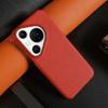 Funda de Cuero Vacuno para Huawei Pura70 P70 Media Funda de Cuero Genuino Huawei mate60pro Funda Protectora Personalización