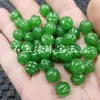 Cuentas de Calabaza Rosa Roja Cuentas Sueltas de Jade Pulsera de Melón de la Suerte Amarillo Mantequilla Morado Verde Agua Verde