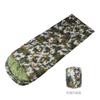 Saco de dormir de algodón camuflaje para exteriores, emergencia, alivio, camping, portátil, grueso, cálido, impermeable, con capucha, tipo sobre