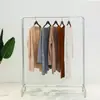 Cabide de Roupas de Chão Espesso para Quarto, Varal de Luxo Leve, Cabide de Casaco de Haste Única Doméstico, Cabide de Roupas Simples