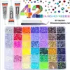 Rhinestones planos de resina de color jelly AB de moda 3 mm colores mixtos para fundas de teléfono, arte de uñas, ropa y accesorios de bricolaje