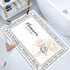 [Soporte para pruebas personalizadas] alfombrilla absorbente de tierra de diatomeas suave alfombrilla para suelo de baño alfombrilla de secado rápido para puerta de baño