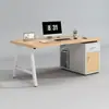 Mesa de Escritório Simples Moderna para Computador Mesa de Escritório Simples Estação de Trabalho para Funcionário Combinação de Mesa e Cadeira Mesa para Estudo em Casa