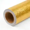 Papel Glitter Enrolado Embalagem de Presente de Natal Rolos Pequenos de Papel Personalizados Cor Sólida Metálica Fosca Papel Revestido de Alumínio Embalagem de Presente