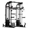 Entrenador integrado Smith machine, equipo combinado multifuncional, equipo de fitness, rack de potencia interior para uso doméstico, press de banca
