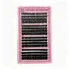 Nuevo producto transfronterizo europeo y americano 3D, gran volumen, set de pestañas postizas de rizado D grueso, rizado natural, pestañas postizas segmentadas DIY
