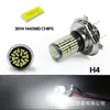 Faro de Motocicleta H4 Tres Garras H6 P15D Ba20D Haz Alto y Bajo Integrado 144 Led Foco para Motocicleta