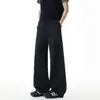 Calidad Douyin 2026 Verano Nuevo Estilo Americano Casual Corte Holgado Seda de Hielo Pantalones Casuales Curvos Talla Grande Pantalones para Hombre