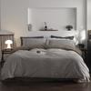 Juego de Cuatro Piezas de Algodón Lavado Estilo Sencillo, Funda Nórdica Jacquard de Burbujas Tridimensionales Teñida en Hilo, Ropa de Cama Suave de Algodón Puro