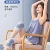 Rodilleras finas sin costuras para aire acondicionado, transpirables y antideslizantes, para hombres y mujeres, de mediana edad y ancianos, calentadores de rodillas invisibles para uso doméstico