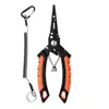 Pinzas Multifuncionales para Pesca, Pinzas de Acero Inoxidable Anticorrosión, Herramientas para Cortar Línea y Ajustar Anzuelos, Herramientas Multifuncionales de Pesca para Exteriores